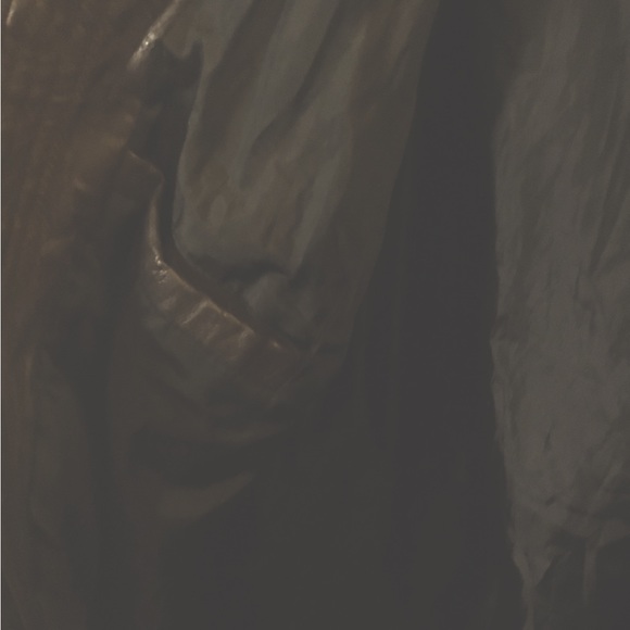 Vintage men’s chocolate brown leather jacket extra large - Picture 5 of 6